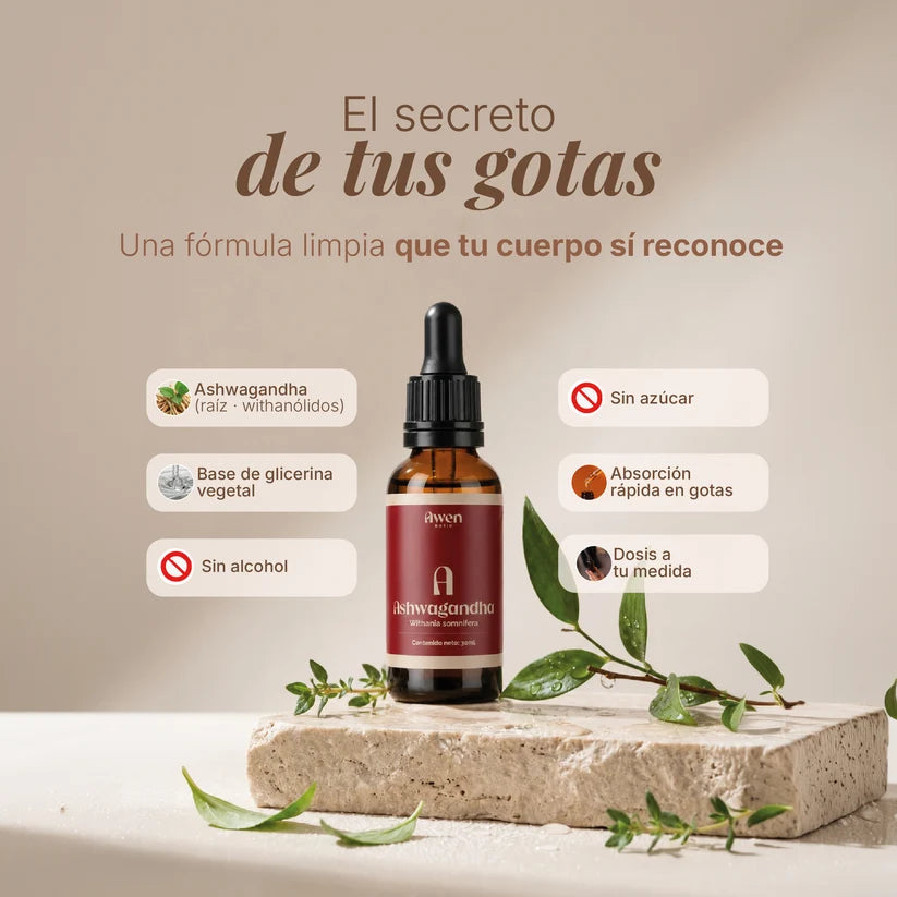 Awen® Ashwagandha en gotas (30ml)