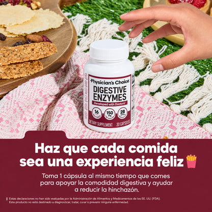 Physician's Choice® – Enzimas Digestivas (30 Cápsulas)